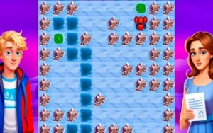 Xmas Snow Challenge - Maze Puzzle - Play Free Best puzzle Online Game on JangoGames.com