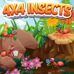 4x4 Insects - Play Free Best Puzzle Online Game on JangoGames.com
