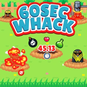 60 Second Whack - Play Free Best Casual Online Game on JangoGames.com