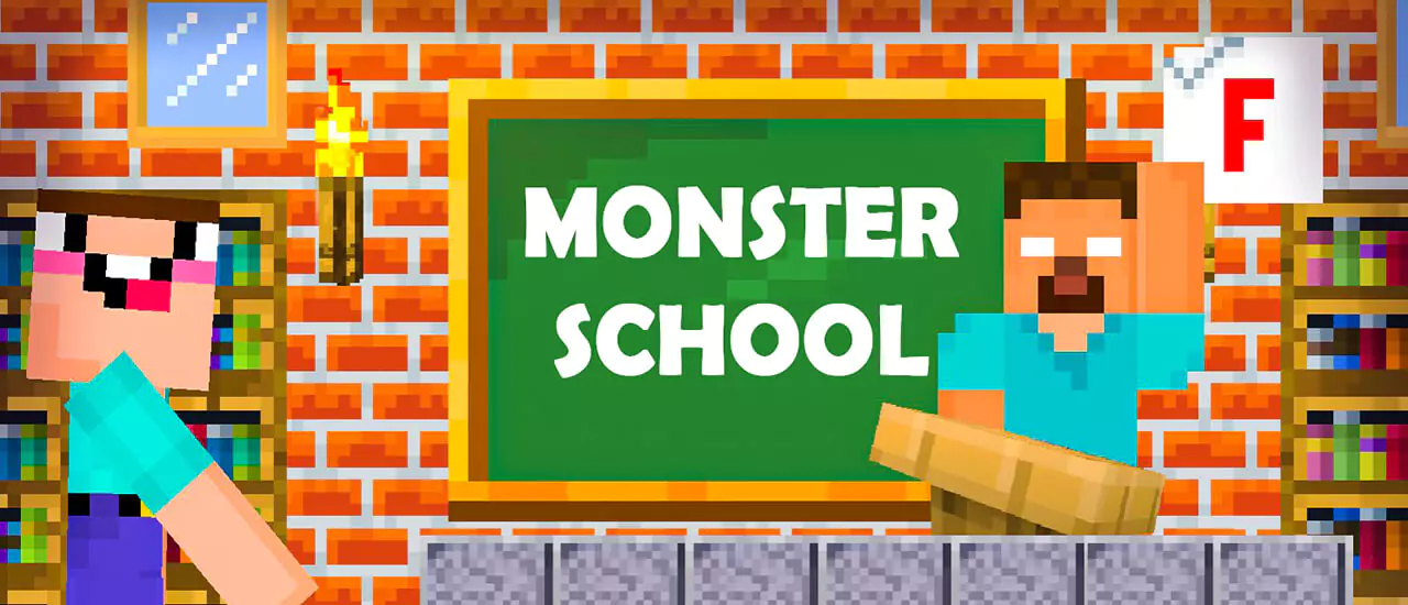 Monster School Challenges - Play Free Best  Online Game on JangoGames.com