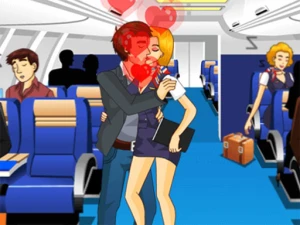 Air Hostess Kissing - Play Free Best Puzzle Online Game on JangoGames.com