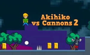 Akihiko vs Cannons 2 - Play Free Best adventure Online Game on JangoGames.com