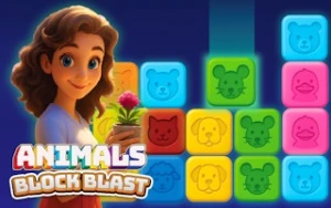 Animals Block Blast - Play Free Best match-3 Online Game on JangoGames.com