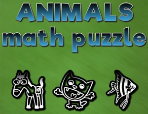 Animals math puzzles - Play Free Best Puzzle Online Game on JangoGames.com