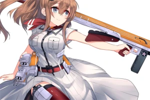 Anime Girl With Gun Puzzle - Play Free Best Puzzle Online Game on JangoGames.com