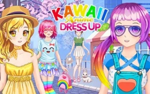 Anime Kawaii Dress Up - Dresses - Play Free Best kids Online Game on JangoGames.com