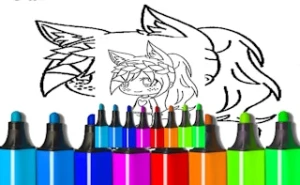 Anime Wolf Girl Coloring Pages - Play Free Best kids Online Game on JangoGames.com