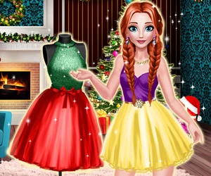 Annie Winter Dress - Play Free Best Dress-up Online Game on JangoGames.com