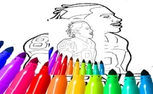 Antonio Brown Coloring Pages - Play Free Best kids Online Game on JangoGames.com