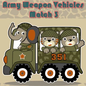 Army Weapon Vehicles Match 3 - Play Free Best Match-3 Online Game on JangoGames.com