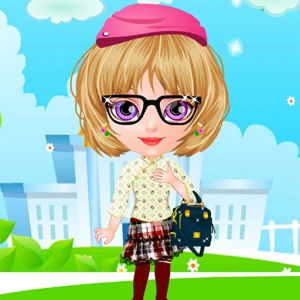 Baby Halen Go To School - Play Free Best Dress-up Online Game on JangoGames.com