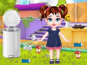 Baby Taylor Backyard Cleaning - Play Free Best Care Online Game on JangoGames.com
