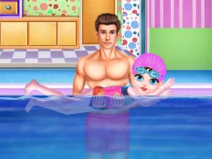 Baby Taylor Learn Swimming - Play Free Best Care Online Game on JangoGames.com