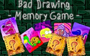 Bad Drawings Memory Game - Play Free Best brain Online Game on JangoGames.com