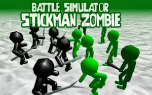 Battle Simulator Stickman Zombie - Play Free Best action Online Game on JangoGames.com