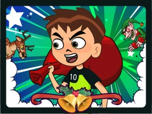 Ben 10 Christmas Run - Play Free Best Arcade Online Game on JangoGames.com