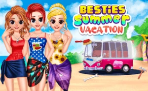 Besties Summer Vacation - Play Free Best kids Online Game on JangoGames.com