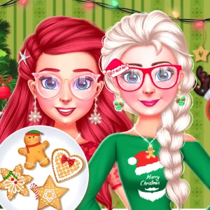 Bff Christmas Cookie Challenge - Play Free Best Dress-up Online Game on JangoGames.com