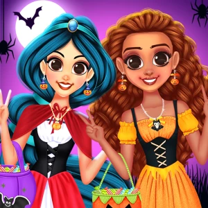 Bffs Happy Halloween Party - Play Free Best Dress-up Online Game on JangoGames.com