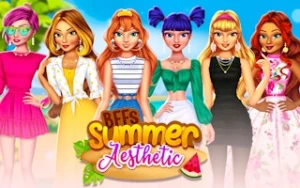 BFFs Summer Aesthetic - Play Free Best dress-up Online Game on JangoGames.com