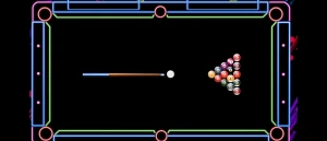 Billiard Neon  - Play Free Best Sports Online Game on JangoGames.com