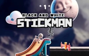 Black and White Stickman - Play Free Best two-player Online Game on JangoGames.com