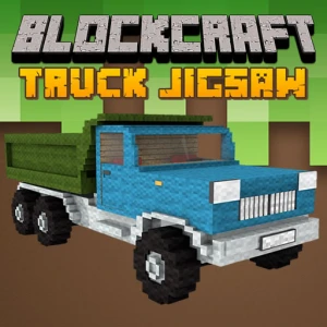 Blockcraft Truck Jigsaw - Play Free Best Puzzle Online Game on JangoGames.com