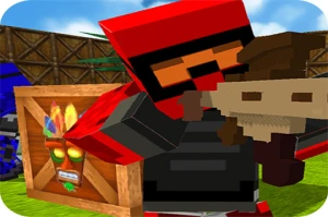 Blocky Gun Paintball - Play Free Best Puzzle Online Game on JangoGames.com