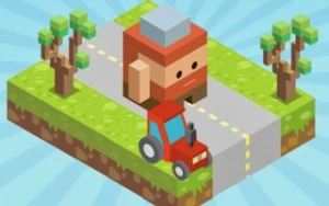 Blocky Road - Play Free Best arcade Online Game on JangoGames.com