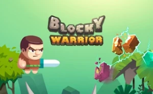 Blocky Warrior - Play Free Best adventure Online Game on JangoGames.com