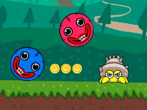 Blue and Red Ball - Play Free Best Adventure Online Game on JangoGames.com