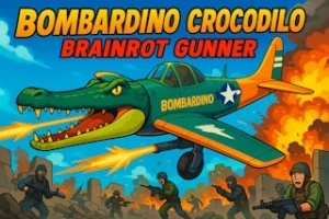 Bombardino Crocodilo Brainrot Gunner - Play Free Best shooter Online Game on JangoGames.com