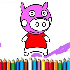 BTS Pig Coloring Book - Play Free Best Art Online Game on JangoGames.com