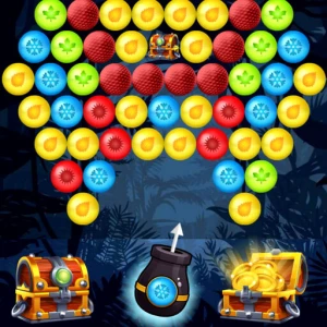 Bubble Shooter Golden Chests - Play Free Best Bubble Shooter Online Game on JangoGames.com