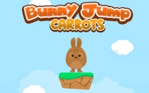 Bunny Jump Carrots - Play Free Best arcade Online Game on JangoGames.com