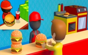 Burger Cafe Idle Tycoon - Play Free Best restaurant Online Game on JangoGames.com