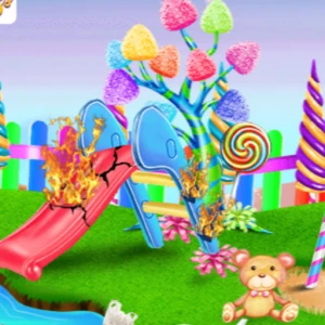 Candy Garden Cleaning - Play Free Best Dress-up Online Game on JangoGames.com
