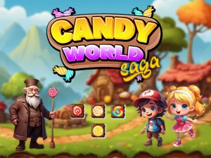 Candy World Saga - Play Free Best Puzzle Online Game on JangoGames.com