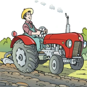 Cartoon Tractor Puzzle - Play Free Best Puzzle Online Game on JangoGames.com
