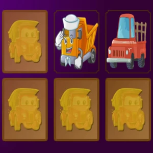 Cartoon Trucks Memory - Play Free Best Puzzle Online Game on JangoGames.com