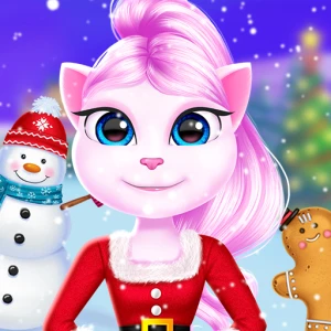 Cat Girl Christmas Decor Game - Play Free Best Dress-up Online Game on JangoGames.com