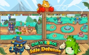CatnRobot Idle TD Battle Cat - Play Free Best action Online Game on JangoGames.com