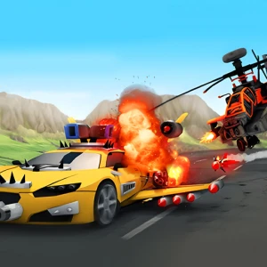 Chaos Road Combat Car Racing - Play Free Best Shooter Online Game on JangoGames.com