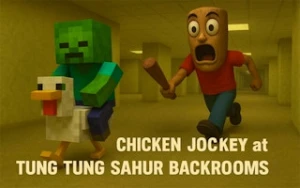 Chicken Jockey at Tung Tung Sahur Backrooms - Play Free Best horror Online Game on JangoGames.com