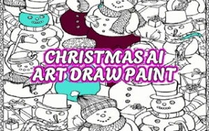 Christmas AI Art Draw Paint - Play Free Best kids Online Game on JangoGames.com