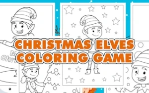 Christmas Elves Coloring Game - Play Free Best kids Online Game on JangoGames.com