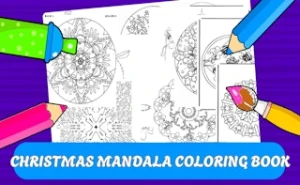 Christmas Mandala Coloring Book - Play Free Best kids Online Game on JangoGames.com