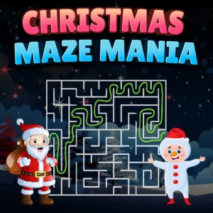 Christmas Maze Mania - Play Free Best Puzzle Online Game on JangoGames.com