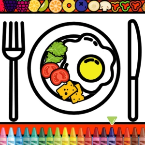 Color and Decorate Dinner Plate - Play Free Best Art Online Game on JangoGames.com