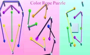 Color Rope Puzzle - Play Free Best arcade Online Game on JangoGames.com